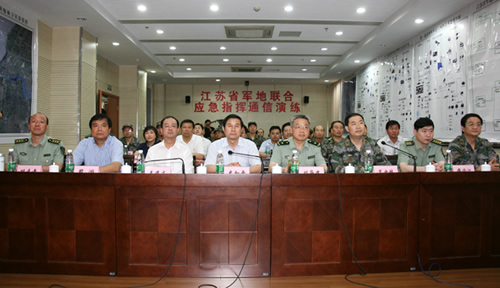 军民融合 军地联动——我公司参与了“畅通-09”江苏省军地联合应急指挥通信演练