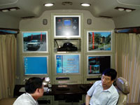 卫星应急通信车在电子商务论坛上受到广泛关注和好评