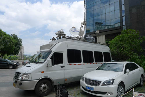 中网卫通保障福建地震2012陆海联测