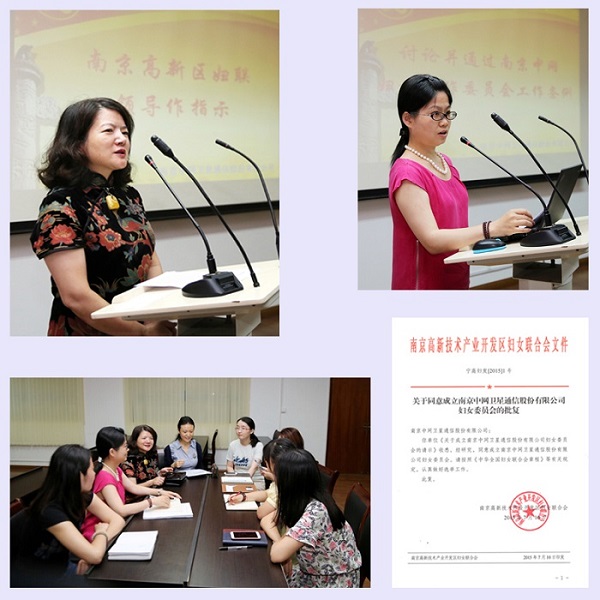 南京中网卫星通信股份有限公司召开妇女委员会成立大会