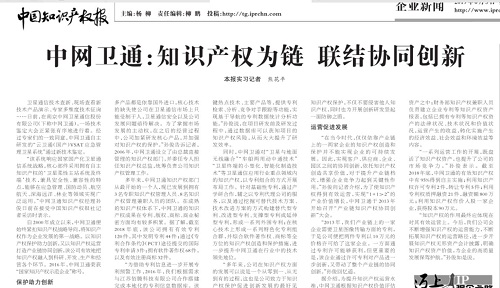 南京中网接受中国知识产权报社专访